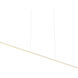 Vega Minor LED 60 inch White Linear Pendant Ceiling Light